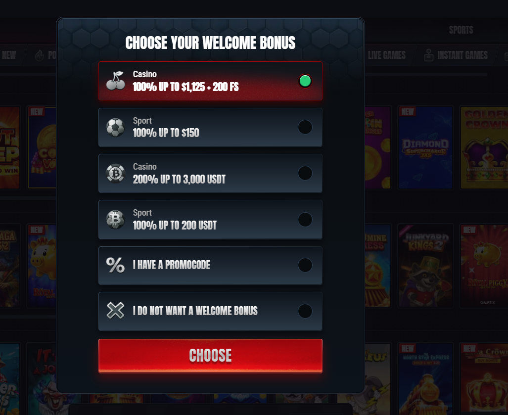 Bonus Offer